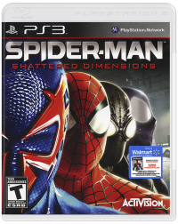 Spiderman: Shattered Dimensions PAL Playstation 3 PAL box art